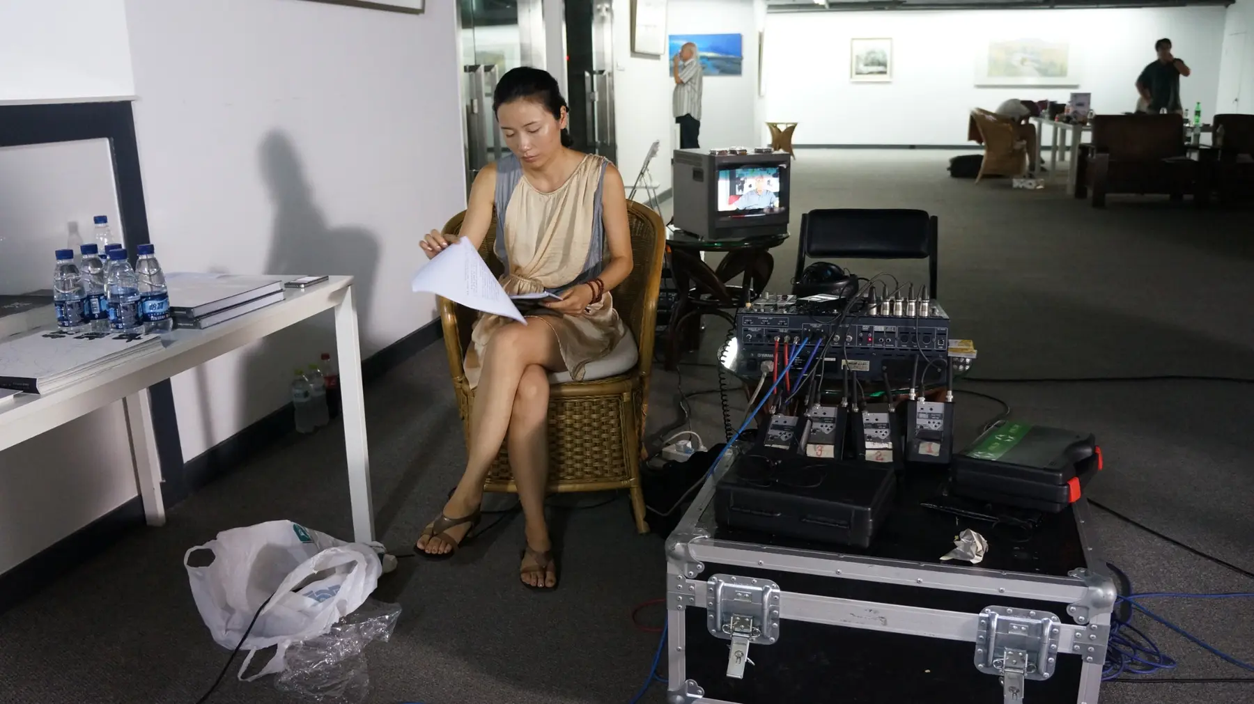 Sound and moving-image production setup